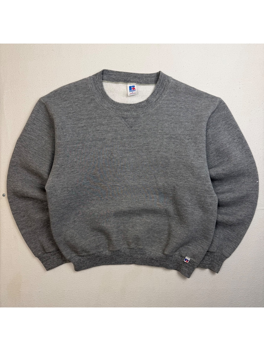 Vintage Blank Grey Russell Athletic Crewneck Men's Small